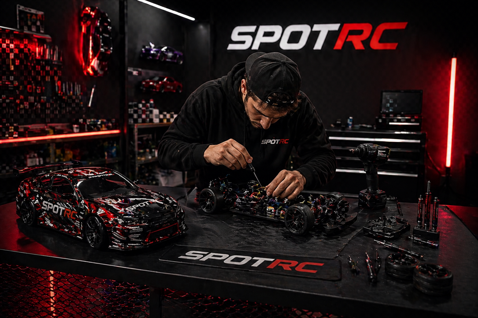 Accès personnel avec véhicule RC